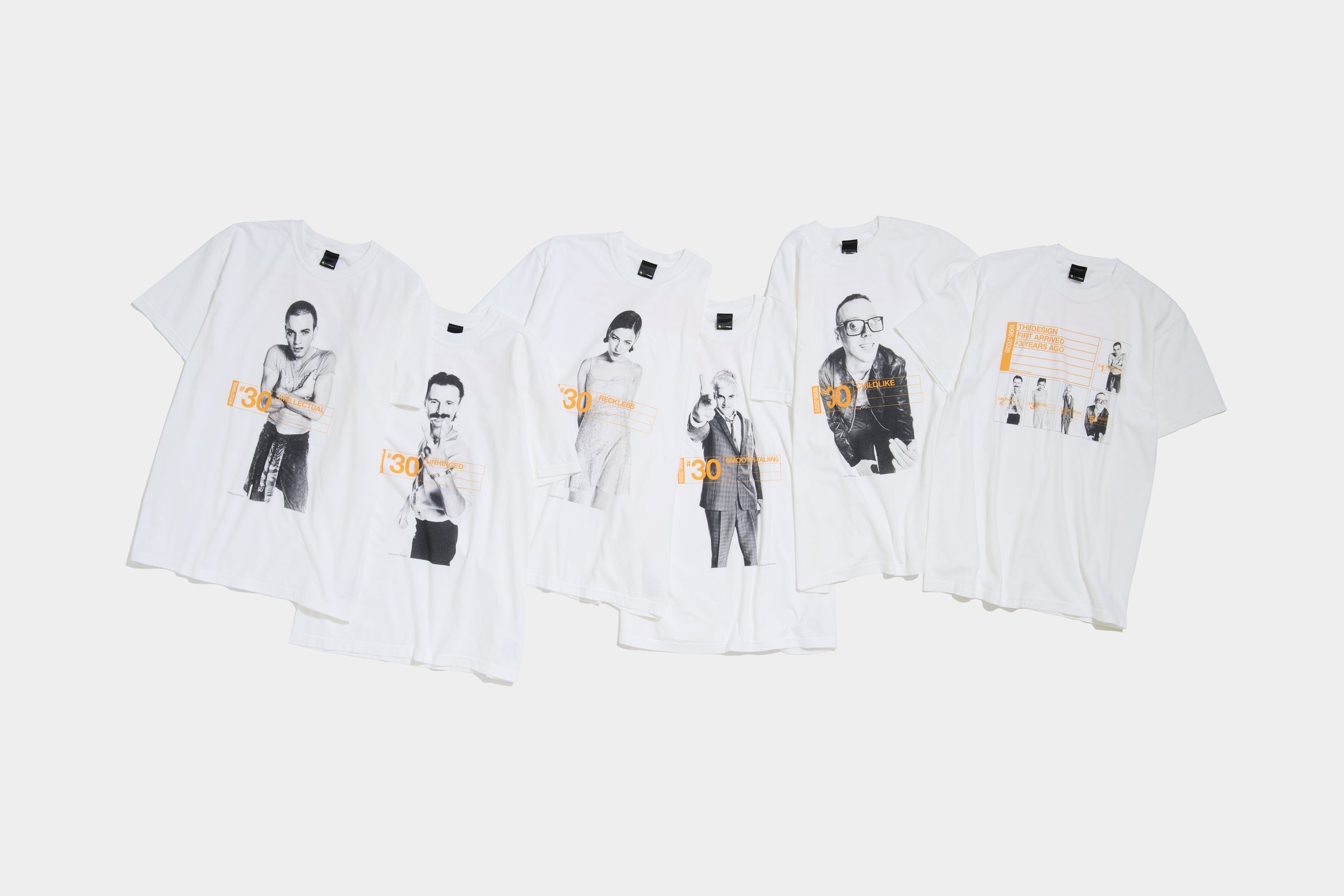 Stylorouge 30th anniversary T-shirt lineup