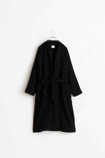 Dolman Gown Coat - Recycled Wool Shaggy