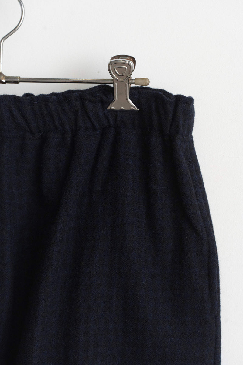 Drop Hip Pants - Washed Wool