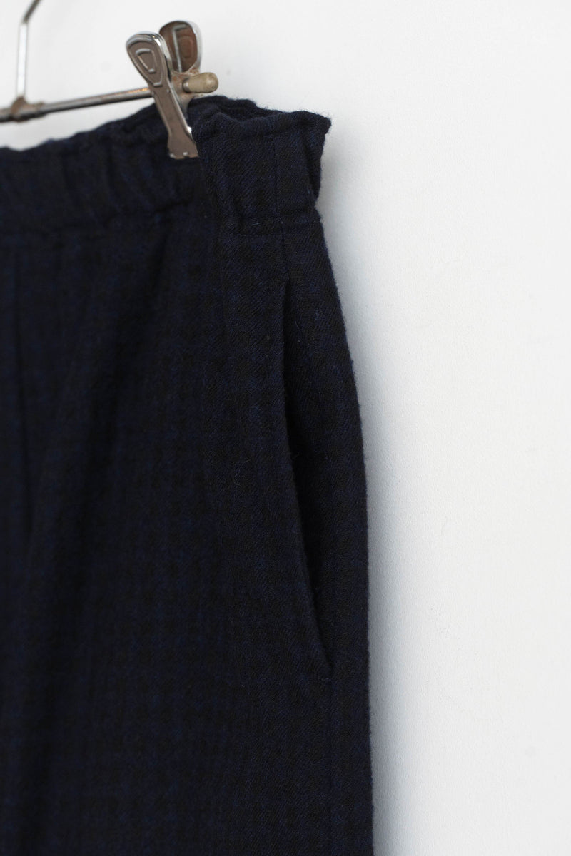 Drop Hip Pants - Washed Wool