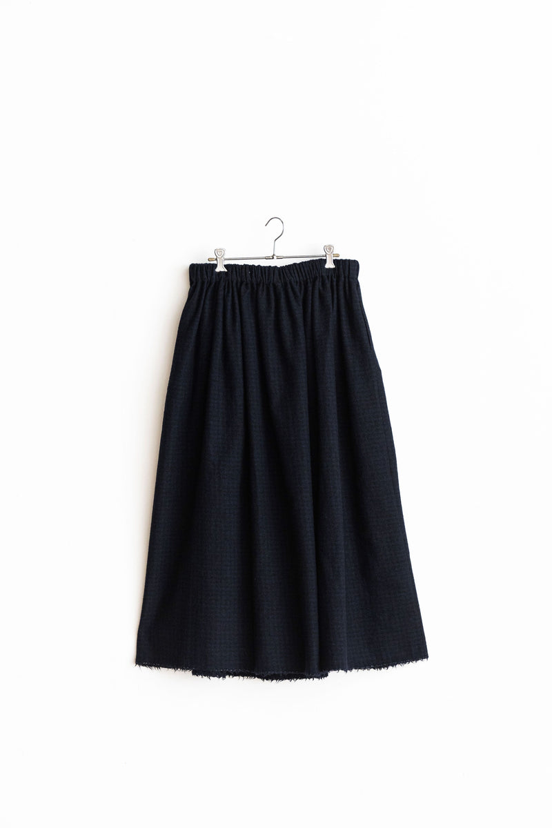 Gather Skirt - Washed Wool