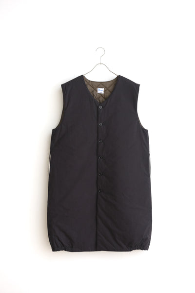 Quilt Lined Long Vest