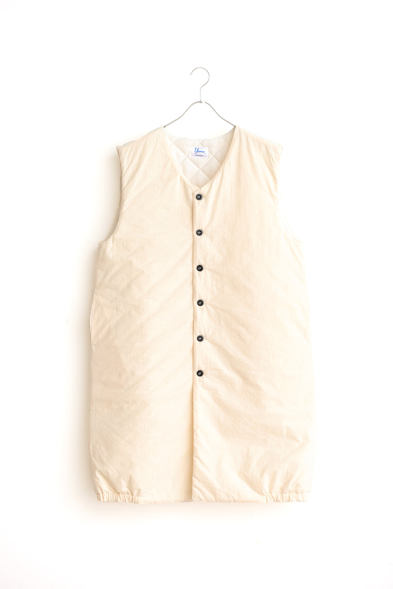 Quilt Lined Long Vest