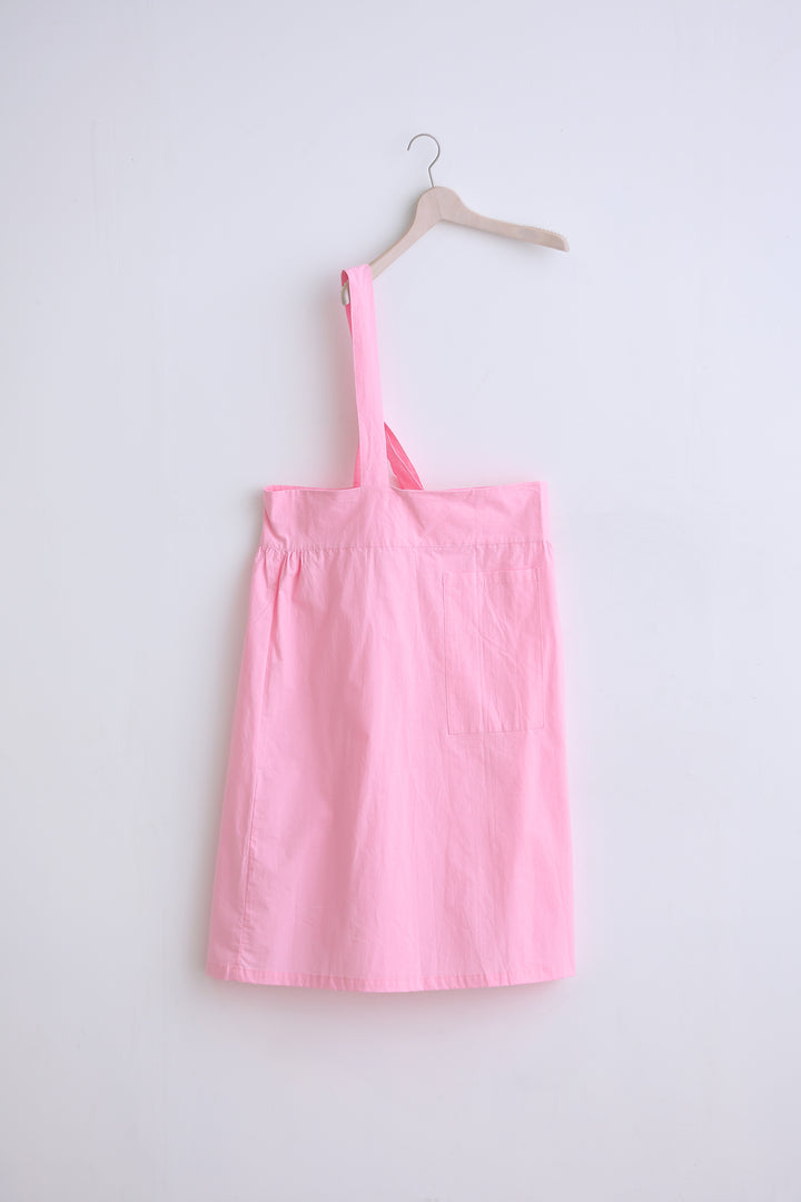 Yarmoワンショルダー エプロンワンピース (YAR-24SS OP15) women>Yarmo(ヤーモ) ワンショルダー エプロンワンピース (YAR